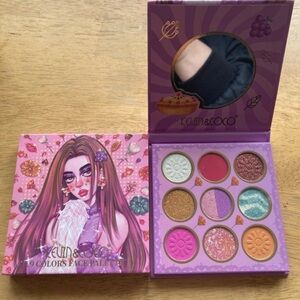 New 9 Colors Face Palette